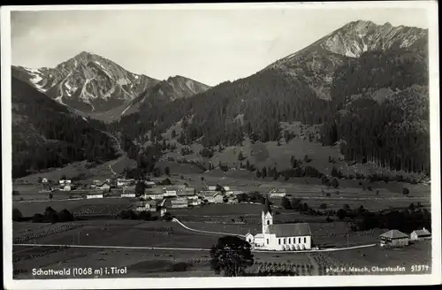 Ak Schattwald in Tirol, Gesamtansicht