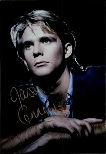 Ak Schauspieler Jason Connery, Portrait, Autogramm