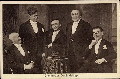 Ak Chemnitz in Sachsen, Chemnitzer Originalsänger, Gruppenbild