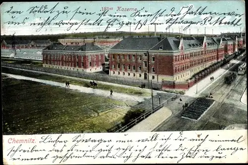 Ak Chemnitz in Sachsen, 181er Kaserne