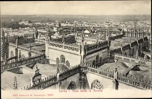 Ak Sevilla Andalusien, Blick von der Giralda