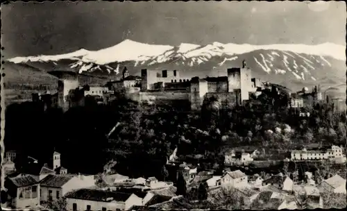 Ak Granada Andalusien Spanien, Alhambra