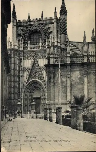 Ak Sevilla Andalusien, Kathedrale, Puerta de San Christobal