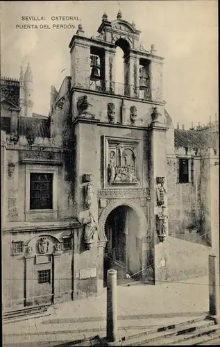 Ak Sevilla Andalusien, Kathedrale, Puerta del Perdon