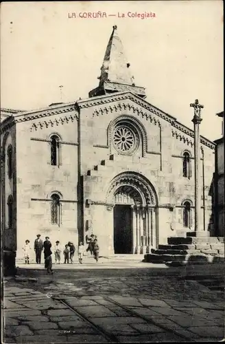 Ak La Coruña Galicien, La Colegiata