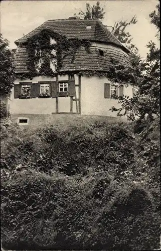 Ak Mahlitzsch Roßwein im Mittelsächsischen Bergland, Das runde Haus