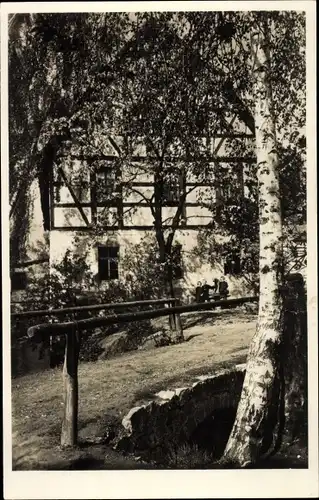 Ak Goldhausen Ostrau in Sachsen, Tausendjahr-Feier, Jahna, Pfingsten 1929