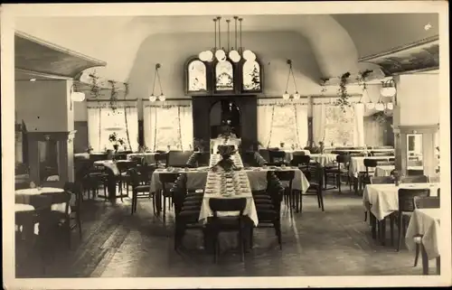 Foto Ak Linda Brand Erbisdorf Sachsen, Schrödermühle, HO Gaststätte