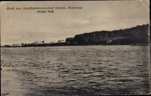 Ak Großhartmannsdorf im Erzgebirge, Gewässer