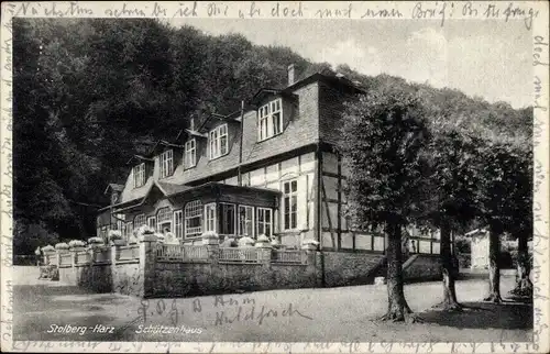 Ak Stolberg Südharz, Hotel Waldfrieden