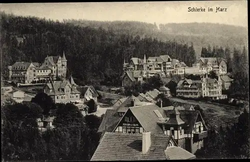 Ak Schierke Wernigerode am Harz, Totalansicht