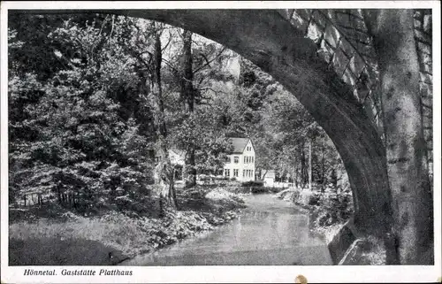 Ak Hönnetal Hemer im Sauerland, Gaststätte Platthaus