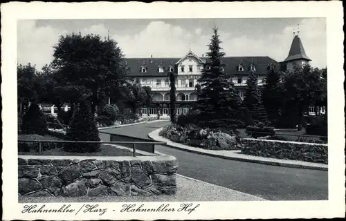 Ak Hahnenklee Bockswiese Goslar im Harz, Hahnenkleer Hof