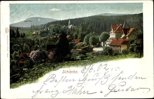 Ak Schierke Wernigerode am Harz, Panorama