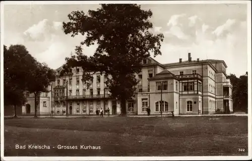 Ak Kreischa bei Dresden, Großes Kurhaus