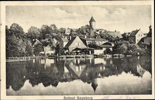 Ak Bad Segeberg in Holstein, Blick zum Ort