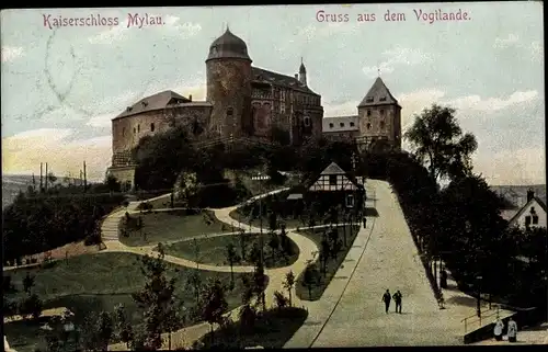 Ak Mylau Reichenbach im Vogtland, Kaiserschloss