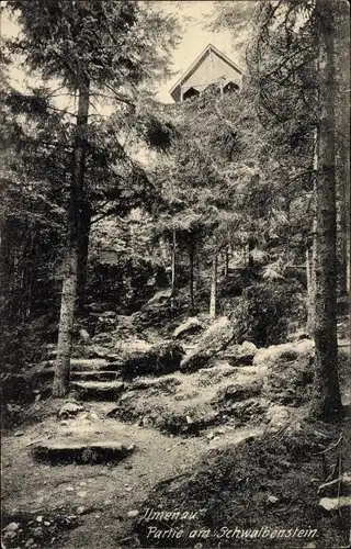 Ak Ilmenau in Thüringen, Schwalbenstein