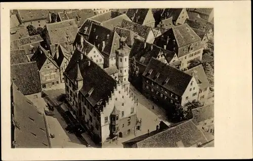 Ak Nördlingen in Schwaben, Sankt Georgsturm, Rathaus