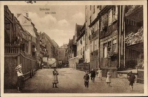 Ak Wrocław Breslau Schlesien, Alte Ohle