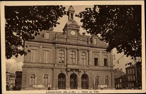 Ak Longuyon Meurthe et Moselle, Rathaus