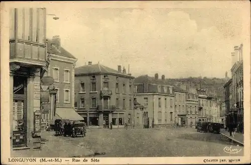 Ak Longuyon Meurthe et Moselle, Rue de Sète