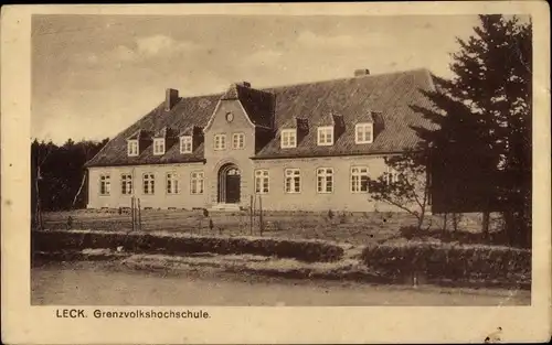 Ak Leck in Nordfriesland, Grenzvolkshochschule