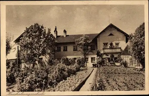 Ak Au am Inn Gars am Inn Oberbayern, Erziehungsinstitut mit höherer Mädchenschule