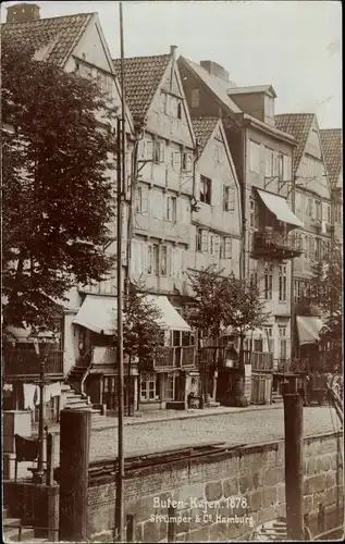 Foto Ak Hamburg Mitte Altstadt, Buten, Häuser