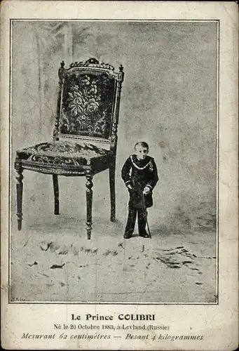 Ak Le Prince Colibri, 62 Zentimeter groß