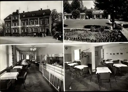 Ak Bad Brambach im Vogtland, HO Café Grenzland