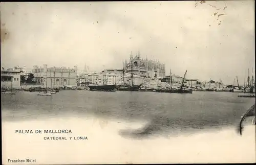Ak Mallorca Balearische Inseln, Kathedrale, Hafen