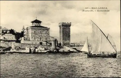 Ak Porto Pí Mallorca Balearen, Ensenada