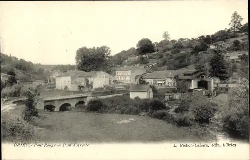 Ak Briey Meurthe et Moselle, Blick zur Brücke