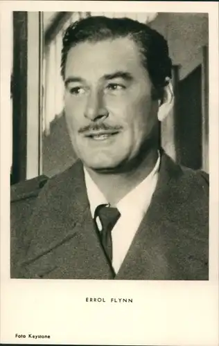 Ak Schauspieler Errol Flynn, Portrait