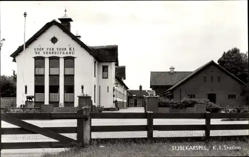 Ak Sijbekarspel Nordholland Niederlande, KI Station