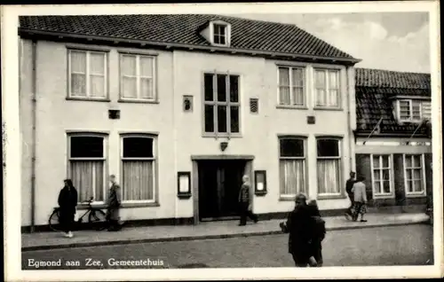 Ak Egmond aan Zee Nordholland Niederlande, Rathaus