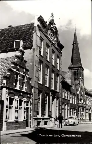 Ak Monnickendam Waterland Nordholland Niederlande, Rathaus