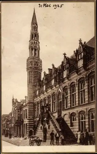 Ak Alkmaar Nordholland Niederlande, Rathaus
