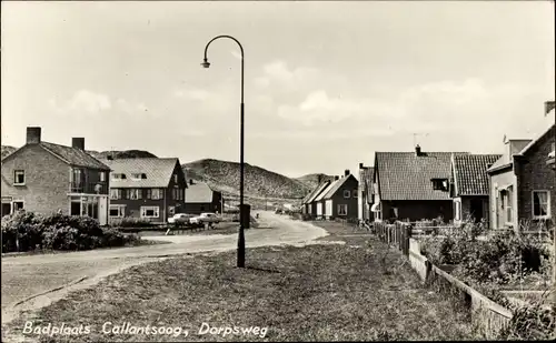 Ak Callantsoog Schagen Nordholland Niederlande, Dorpsweg