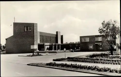 Ak Heerhugowaard Nordholland Niederlande, RC Kirche, Pfarrhaus
