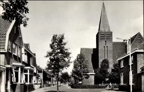 Ak Wormerveer Nordholland Niederlande, Geref. Kirche