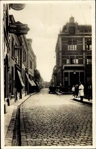 Foto Ak Winterswijk Gelderland Niederlande, Wooldstraat, Hotel de Klok