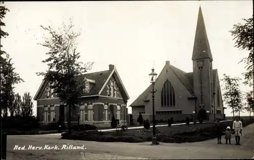 Ak Rilland Reimerswaal Zeeland Niederlande, Ned. Herv. Kerk