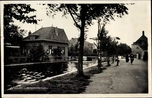 Ak Krommenie Zaanstad Nordholland Niederlande, Vlusch, Molen