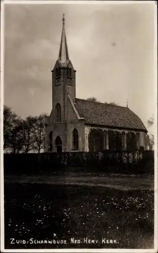 Ak Zuid Scharwoude Langedijk Nordholland Niederlande, Ned. Herv. Kerk