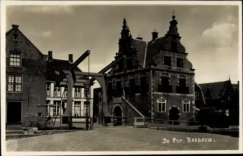 Ak De Rijp De Ryp Nordholland Niederlande, Rathaus