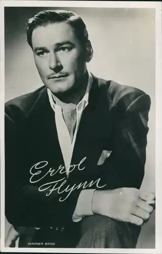 Ak Schauspieler Errol Flynn, Portrait