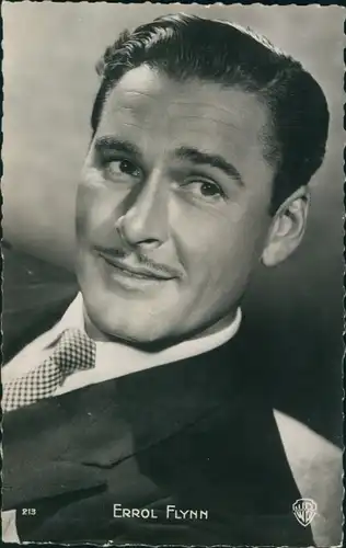 Ak Schauspieler Errol Flynn, Portrait