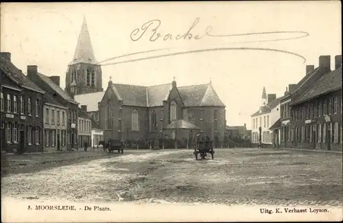 Ak Moorslede Westflandern, Plaats